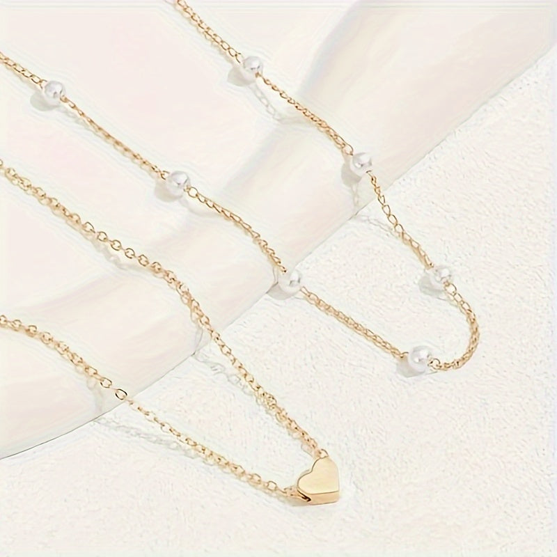 Conjunto de Colar e Pulseira - 3 Peças